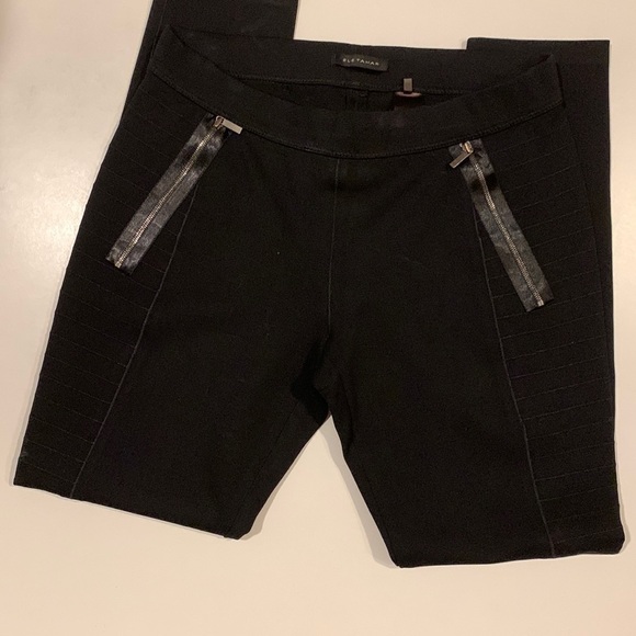 ELIE Tahari Black Skinny Pants Size S - Picture 3 of 13